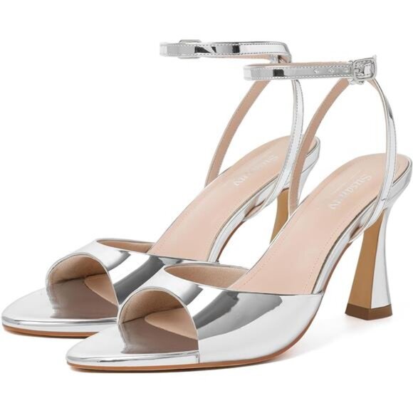 High Heels for Women Silver - Picture 1 of 2